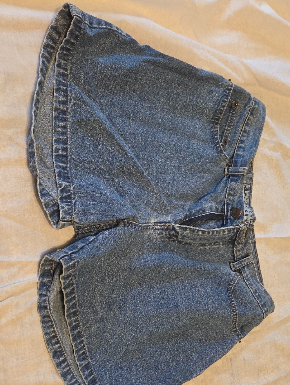 Steve & Barry's Relaxed Fit Denim Shorts - Light Blue